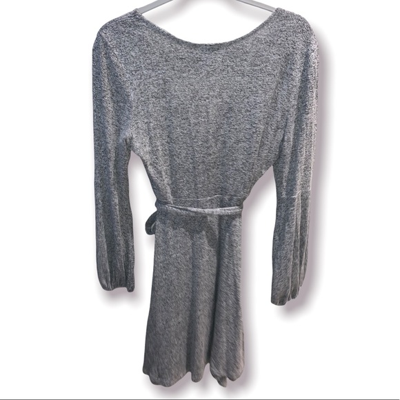 Anthropologie Saturday Sunday llya Hacci Mini Dress In Heather Gray - Picture 5 of 6